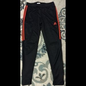 Adidas Black & Red Track pants size small